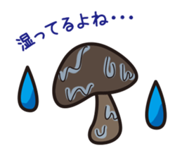 Lovely mushrooms sticker #3062978