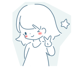 Various girls Sticker sticker #3063003