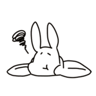 rabbit-3 sticker #3063090