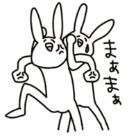 rabbit-3 sticker #3063101