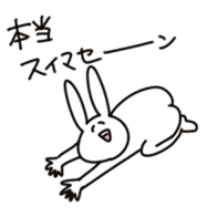 rabbit-3 sticker #3063106