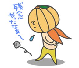 The Orange Man (Wakayama area,Japan) sticker #3063430