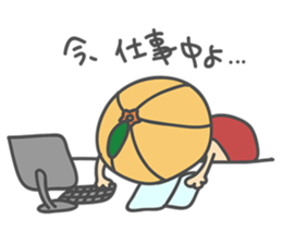 The Orange Man (Wakayama area,Japan) sticker #3063431