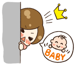 I am pregnant! sticker #3063679