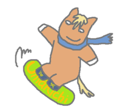 Horsiness winter sticker #3063795