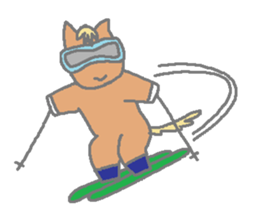 Horsiness winter sticker #3063797