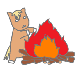 Horsiness winter sticker #3063806