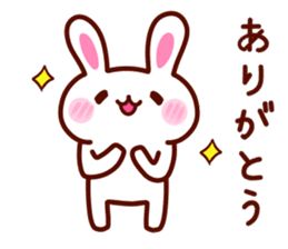 Cute YURU Rabbit sticker #3064039
