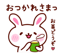 Cute YURU Rabbit sticker #3064044