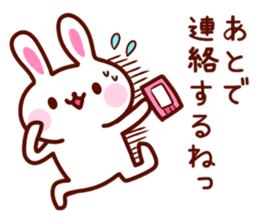 Cute YURU Rabbit sticker #3064052