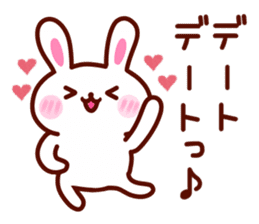Cute YURU Rabbit sticker #3064066
