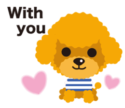 Nowadays of Toy poodle(English ver) sticker #3064437