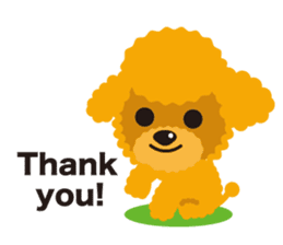 Nowadays of Toy poodle(English ver) sticker #3064438