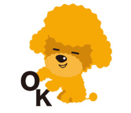 Nowadays of Toy poodle(English ver) sticker #3064440