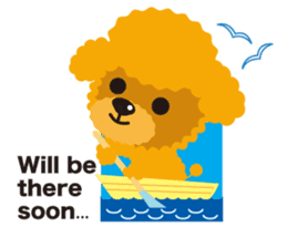 Nowadays of Toy poodle(English ver) sticker #3064444