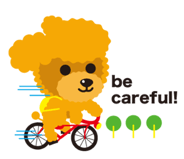 Nowadays of Toy poodle(English ver) sticker #3064445