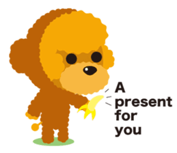 Nowadays of Toy poodle(English ver) sticker #3064447