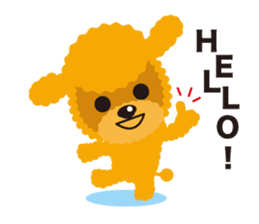Nowadays of Toy poodle(English ver) sticker #3064451