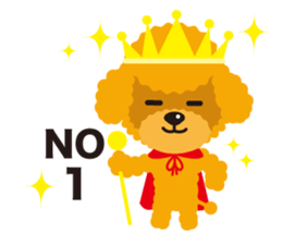 Nowadays of Toy poodle(English ver) sticker #3064452