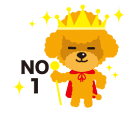 Nowadays of Toy poodle(English ver) sticker #3064452