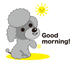 Nowadays of Toy poodle(English ver) sticker #3064459