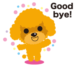 Nowadays of Toy poodle(English ver) sticker #3064463