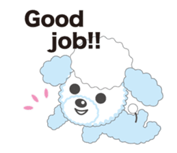 Nowadays of Toy poodle(English ver) sticker #3064465