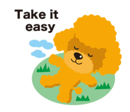 Nowadays of Toy poodle(English ver) sticker #3064466