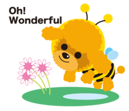 Nowadays of Toy poodle(English ver) sticker #3064468