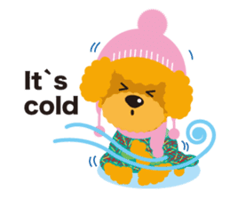 Nowadays of Toy poodle(English ver) sticker #3064469