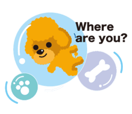 Nowadays of Toy poodle(English ver) sticker #3064470