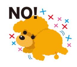 Nowadays of Toy poodle(English ver) sticker #3064472