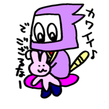 color me ninjya 02 sticker #3064523