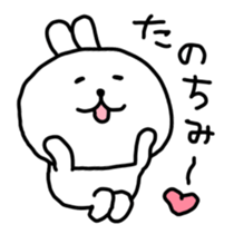 Rabbits cute pretend sticker #3064644