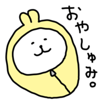 Rabbits cute pretend sticker #3064651