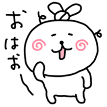 Rabbits cute pretend sticker #3064652