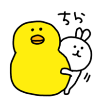 Rabbits cute pretend sticker #3064656