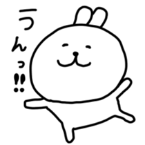 Rabbits cute pretend sticker #3064662