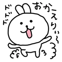 Rabbits cute pretend sticker #3064667