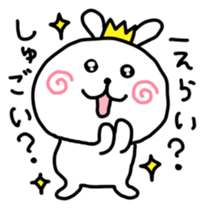 Rabbits cute pretend sticker #3064669