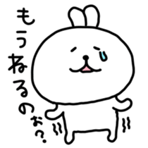 Rabbits cute pretend sticker #3064670