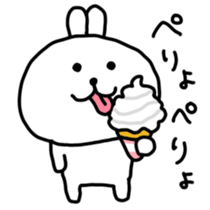 Rabbits cute pretend sticker #3064681