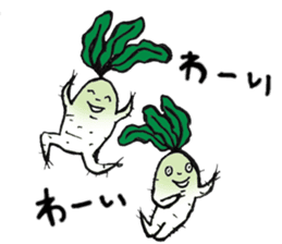 Daikon chan sticker #3064733