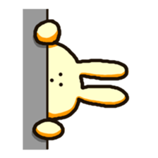 Because rabbit. sticker #3065536
