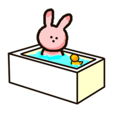 Because rabbit. sticker #3065544