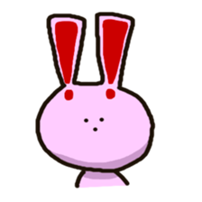 Because rabbit. sticker #3065548