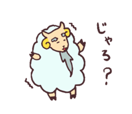 Sticker of sheep sticker #3065805