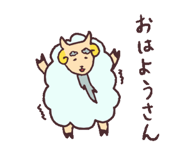 Sticker of sheep sticker #3065818
