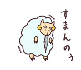 Sticker of sheep sticker #3065820