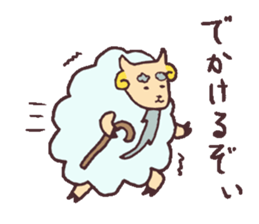 Sticker of sheep sticker #3065827